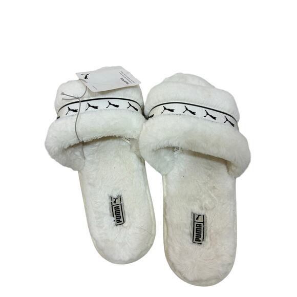 NWT Women Puma Fluff Remix BX Slippers Relaxed Spa Casual Homebody Slides 8 - Picture 1 of 5